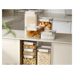 Pojemniki kuchenne na żywność do makaronu pojemnik z uszczelką zestaw 5 szt