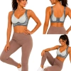 Biustonosz sportowy damski push up modelujący bezszwowy wkładki rozmiar l Biustonosz sportowy damski push up modelujący bezszwowy wkładki rozmiar l