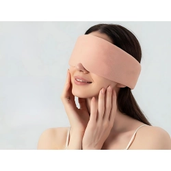 Opaska na oczy do spania maska wygodny sen podróżna 2 strony ciepła zimna