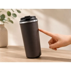 Kubek termiczny termos na gorące napoje kawa 500 ml z przyssawką anti-spill