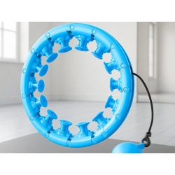 Hula hop z obciążeniem odchudzające do ćwiczeń obręcz regulowana masująca