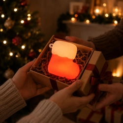 Lampka led skarpeta świąteczna silikon usb 3 tryby do zawieszenia dekoracja