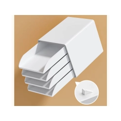 Szuflady na dokumenty4 szufladki organizer półki na biurko przybornik