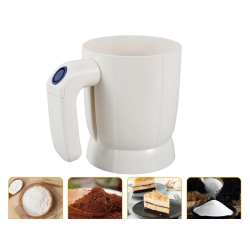 Sitko do przesiewania mąki przesiewacz kuchenny cedzak elektryczny pojemny