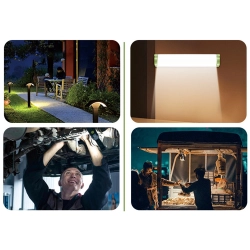 Lampa warsztatowa led z magnesem hakiem uniwersalna akumulator powerbank