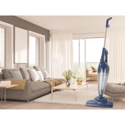 Odkurzacz pionowy ręczny bezworkowy przewodowy 2w1 filtr hepa 1200w