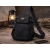 Nerka męska saszetka na ramię torba crossbody wiele kieszeni czarna