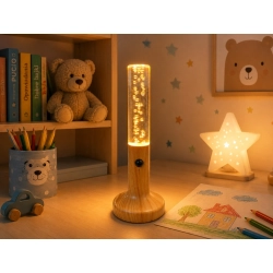 Lampka nocna LED z czujnikiem ruchu dekoracyjna ścienna USB-C ciepła barwa