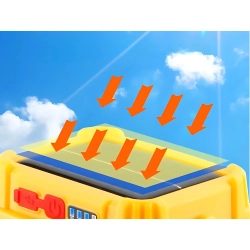 Lampa solarna kempingowa led z uchwytem do wieszania na biwak 5 trybów