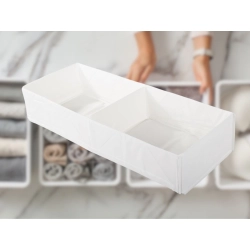 Organizer na bieliznę skarpetki do szuflady szafy wkład przegrody duże