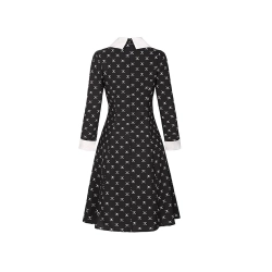 Sukienka wednesday addams strój kostium dla dzieci halloween przebranie 125