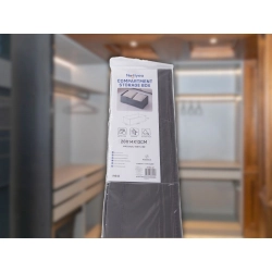 Organizer na biustonosze bieliznę skarpetki ubrania do szuflady szafy szary