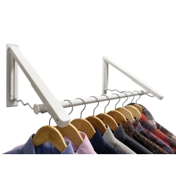 Organizer na wieszaki ubrania wieszak składany naścienny rozkładany ścienny