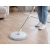 Mop obrotowy rotacyjny 360 spin wiadro zestaw 2x nakładki mikrofibra odpływ — zdjęcie 10