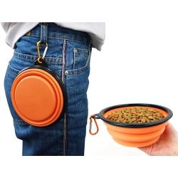 Miska składana silikonowa dla psa kota podróżna turystyczna lekka 800ml