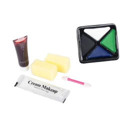 Sztuczna rana makijaż na halloween do malowania blizny rany makeup skóra