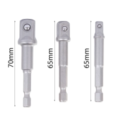 Redukcje adaptery nasadki do wkrętarki 1/4 3/8 1/2