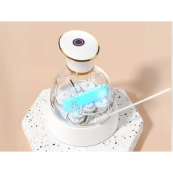 Masażer głowy elektryczny relaksacyjny bezprzewodowy usb 4 końcówki