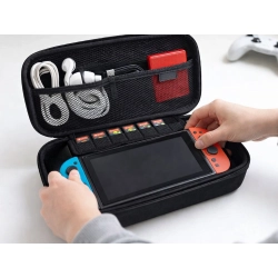 Etui na nintendo switch 2 konsolę futerał ochronny torba z uchwytem czarne — zdjęcie 5