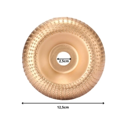 Tarcza szlifierska do drewna frezująca kątówka rzeźbiarska strugająca złota