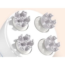 Masażer głowy elektryczny relaksacyjny bezprzewodowy usb 4 końcówki