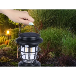 Lampa solarna kempingowa latarnia ogrodowa LED USB czujnik ruchu zmierzchu Verk Group