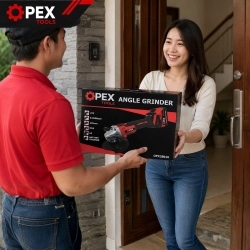 Szlifierka kątowa akumulatorowa bezszczotkowa OPEX TOOLS 21V 2x 3.0Ah 125 mm