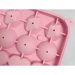 Forma do lodu silikonowa 3d serce kula diament kształty kostki do napojów