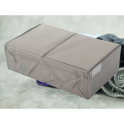 Organizer do szuflady szafy na bielizne skarpetki ubrania z przegrodą szare