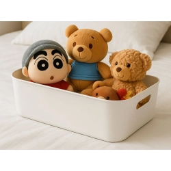 Pojemnik do przechowywania organizer kosz z uchwytami uniwersalny 18x25 cm