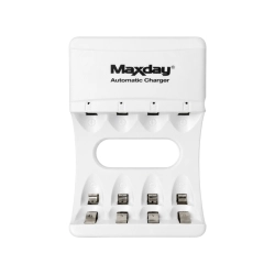 Ładowarka do akumulatorków AA i AAA USB-C LED 4 sloty szybkie ładowanie Verk Group
