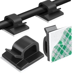 Organizer uchwyt na kable do kabli przewodów zaczep maskownica klips 10szt