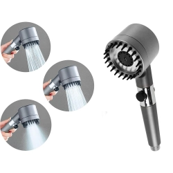 Słuchawka prysznicowa 3 tryby z filtrem wymiennym funkcja stop oszczędna