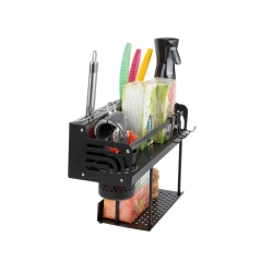 Półka na ścianę organizer kuchenny metalowy wiszący na przybory