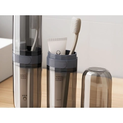 Etui pojemnik na szczoteczkę pastę do zębów turystyczny podróżny futerał