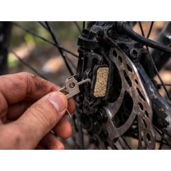 Klocki okładziny hamulców tarczowych tarczowe rowerowe do roweru zestaw