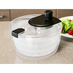 Suszarka wirówka suszarka do sałaty warzyw obrotowa 4l koszyk cedzak sitko — zdjęcie 5