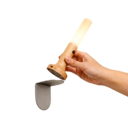 Lampka nocna LED z czujnikiem ruchu dekoracyjna ścienna USB-C ciepła barwa