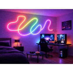 Taśma neon led 5m rgb bluetooth aplikacja pilot wodoodporna elastyczna