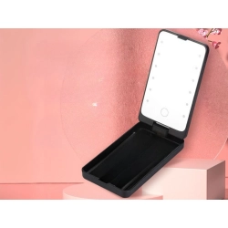 Lusterko kosmetyczne podświetlane led do makijażu składane podróżne lustro