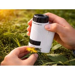Mikroskop kompaktowy optyczny lupa 120x zoom LED UV focus edukacyjny — zdjęcie 5