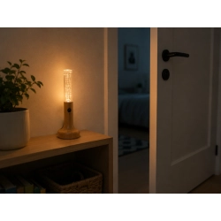 Lampka nocna LED z czujnikiem ruchu dekoracyjna ścienna USB-C ciepła barwa