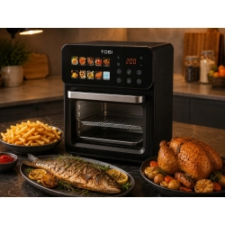 Frytkownica beztłuszczowa air fryer 16l piekarnik 2400w 10 trybów airfryer