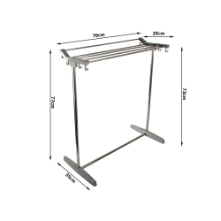 Suszarka na pranie bieliznę ubrania odzież pozioma do ubrań mała na balkon