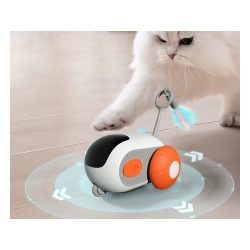 Zabawka dla kota interaktywna zdalnie sterowana uciekająca usb-c pilot
