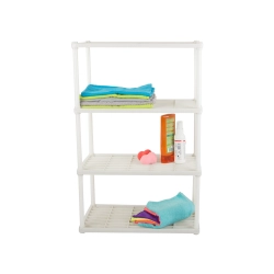 Półka łazienkowa kuchenna stojąca szafka regał 4 poziomowy organizer