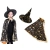 Strój przebranie kostium czarodziej czarodzieja halloween peleryna kapelusz — zdjęcie 10