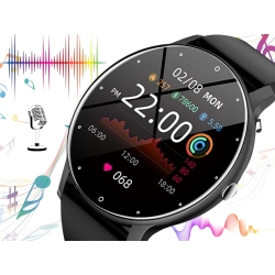Smartwatch zegarek damski męski gumowy pasek sport bluetooth rozmowy