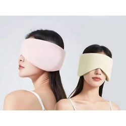 Opaska na oczy do spania maska wygodny sen podróżna 2 strony ciepła zimna