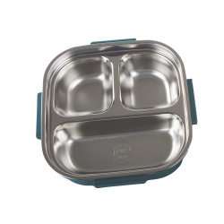 Śniadaniówka z przegródkami pojemnik sztućce lunchbox do mikrofali 1000ml Verk Group